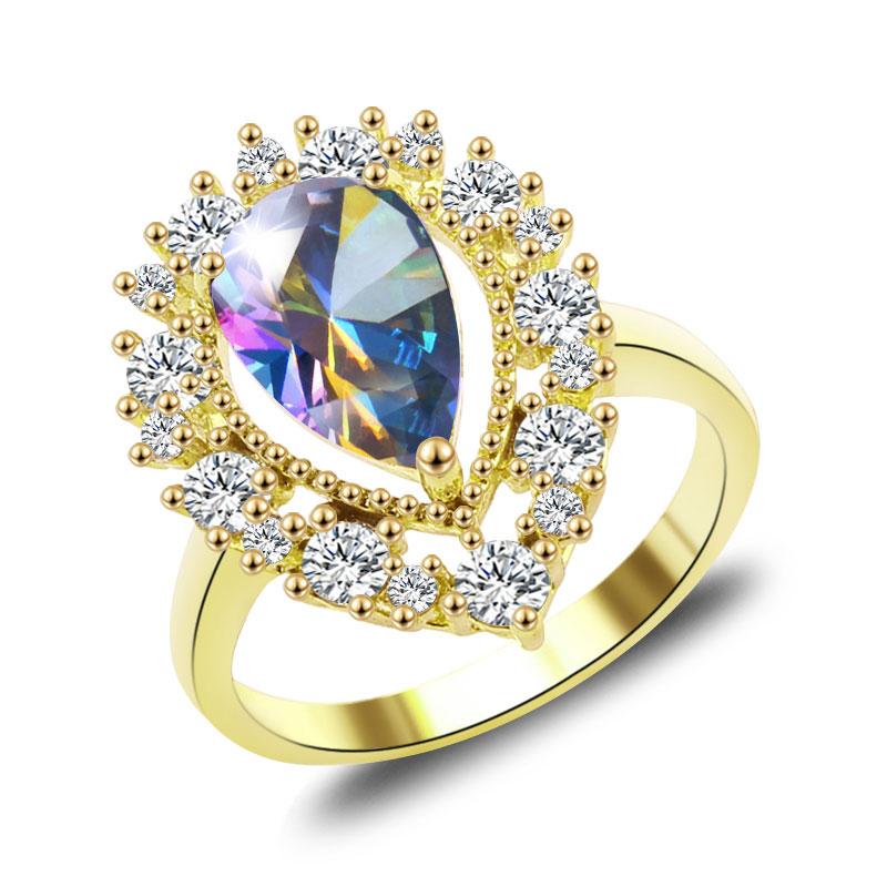 Trendy High Class Royal Gem CZ Ring For Women – Accessories Online in Pakistan | Hanaya