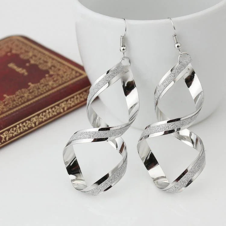 Trendy Classy Elegant Spiral Earring For Girls