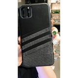 Faux Cloth Leather Back Shockproof Case Compatible for APPLE IPHONE 11 – Accessories Online in Pakistan | Hanaya