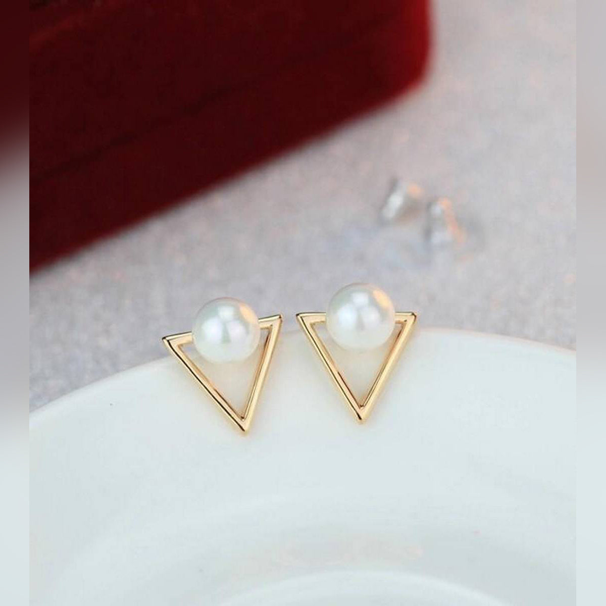 Trendy Small Nickel-Free Fashion Earrings – Close Up – Earrings | Hanaya Pakistan