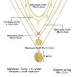 Trendy Classy Multi Layered Elegant Royal Necklace For Girls – Image 2 of 3
