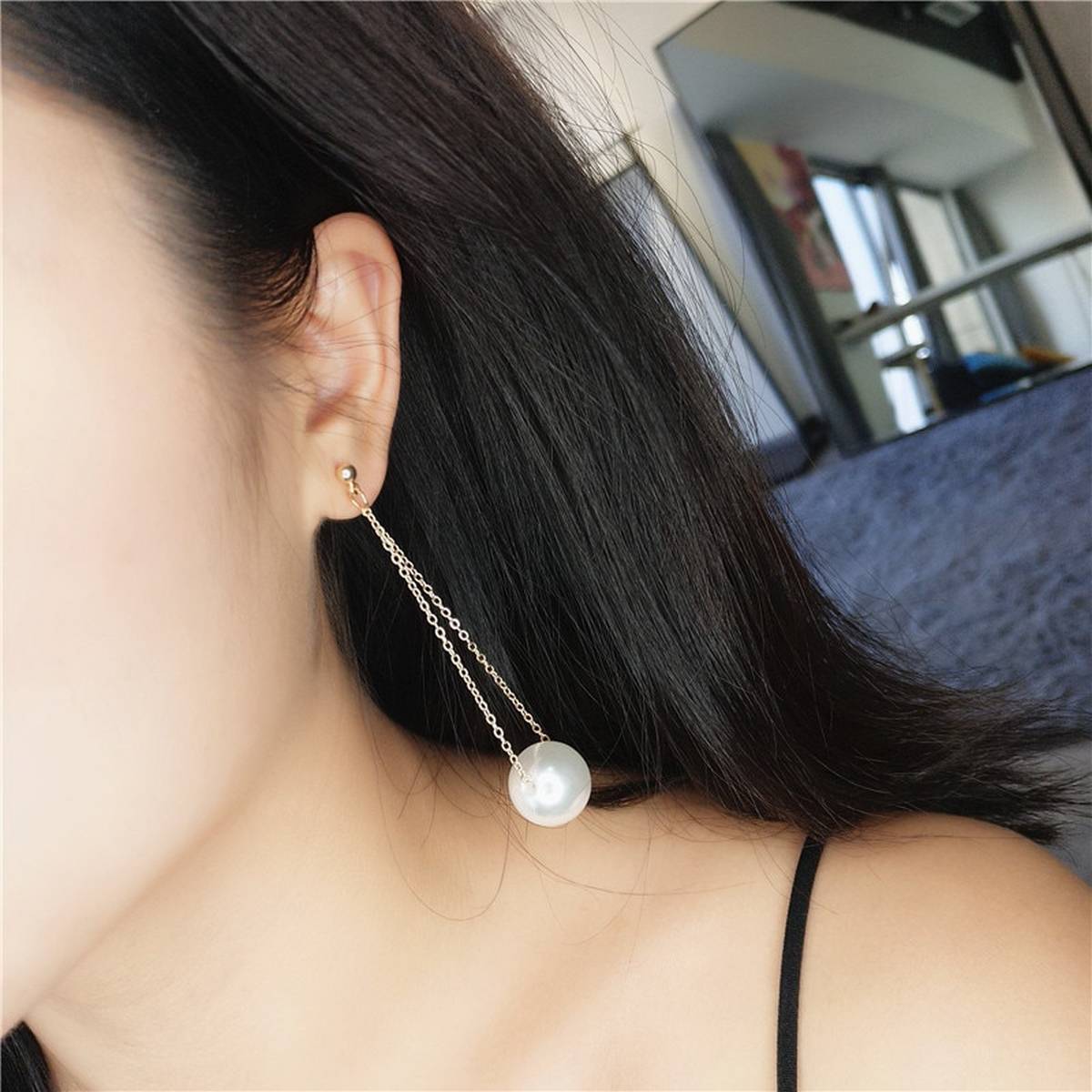 Unique Classy Tassel Big Pearl Royal Trendy Fashionable Earrings – Earrings Online in Pakistan | Hanaya