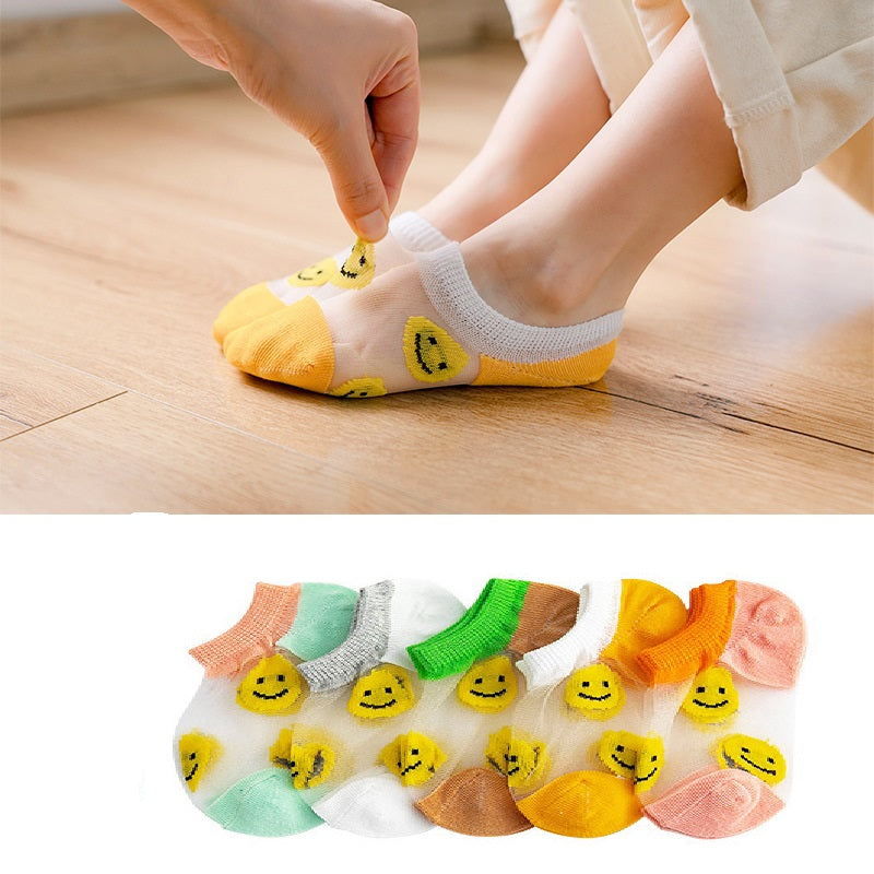 Pack of 5 Pairs UNISEX Kids Breathable Soft women socks pair women socks fancy socks for women women socks cute For (02-04...