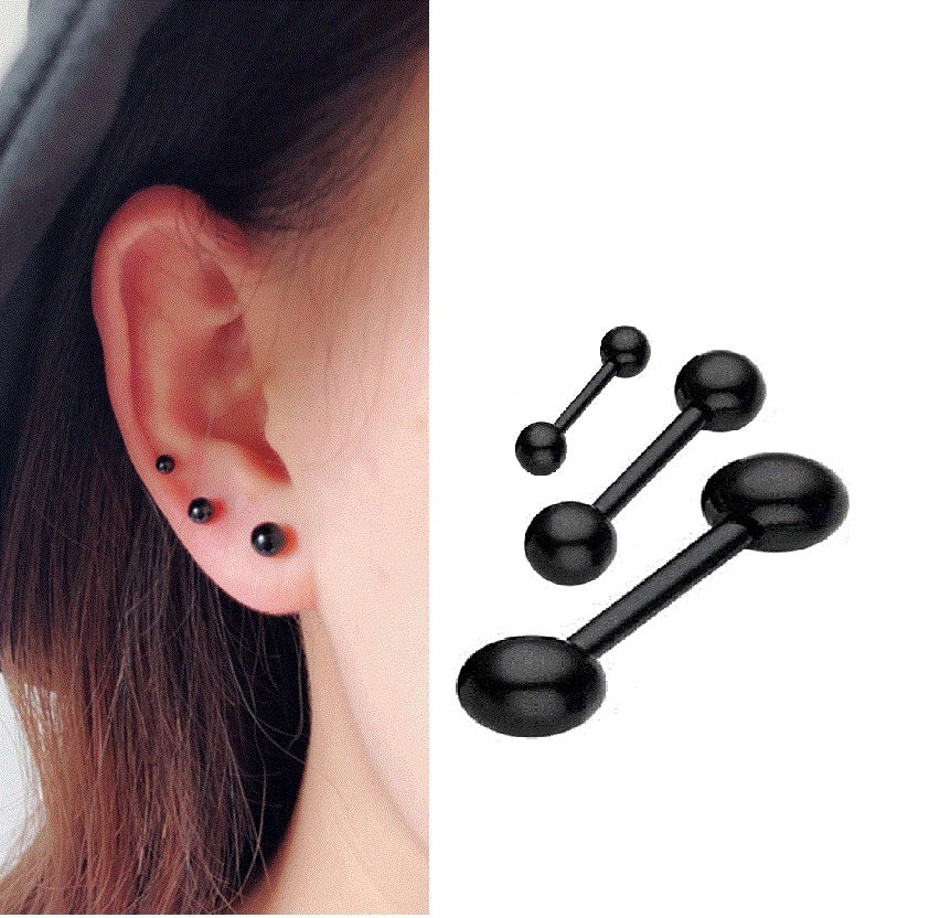 3 Pieces Steel Ear Plug Piercing Barbell Cartilage Ear Jewelry – Lifestyle – Buy Accessories Pakistan | Hanaya