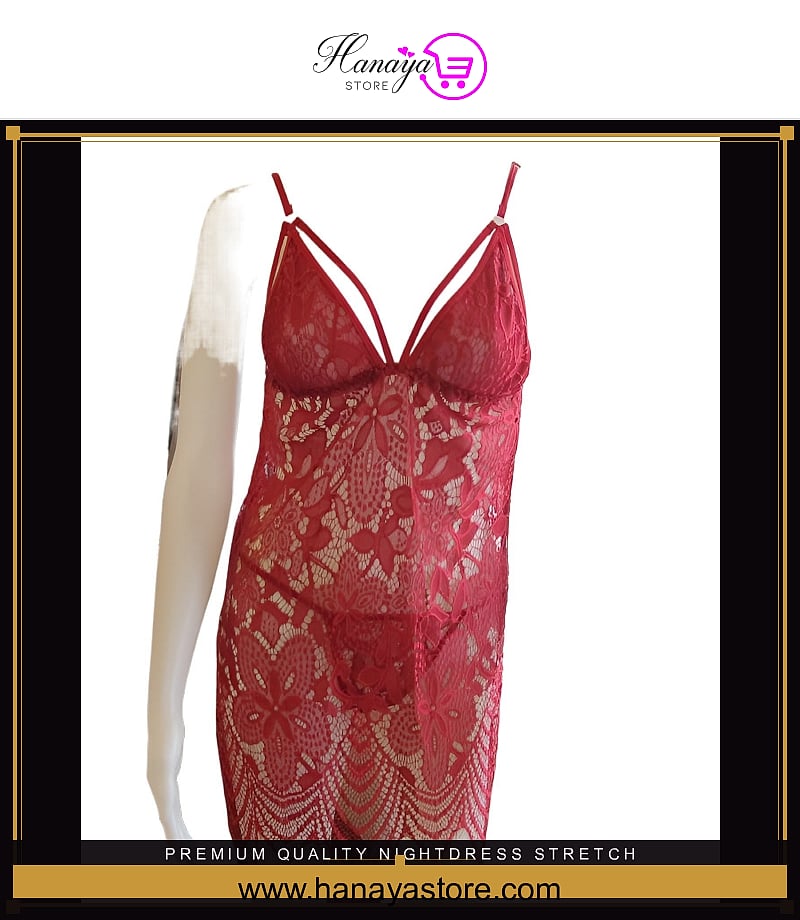 Premium Quality nightdress stretch Lingerie body con mini dress sleepwear lingerie nightgown Women Clothing For Summer New Plus Size Pajamas Hollowed Out Nightgown Lingerie