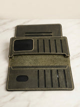 Genuine Leather Wallet for Men | Crazy Horse Pull-Up Cowhide Bifold Wallet with Card Slots & Cash Compartment