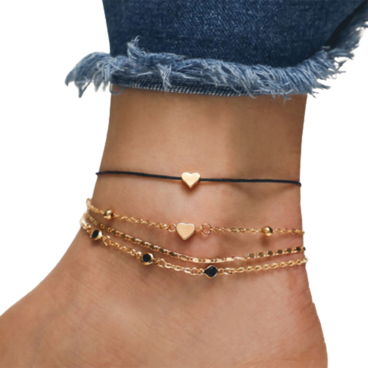 anklet for girls stylish anklet for girls stylish korean fashion fashion with box – anklet Online in Pakistan | Hanaya