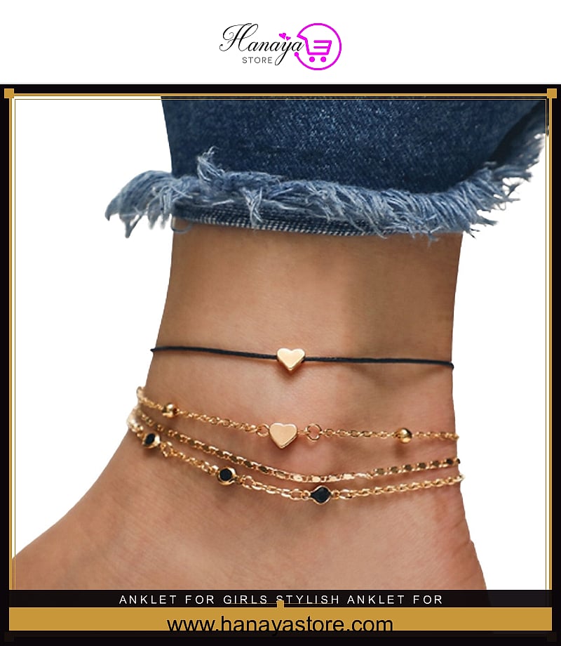 anklet for girls stylish anklet for girls stylish korean fashion fashion with box – anklet Online in Pakistan | Hanaya
