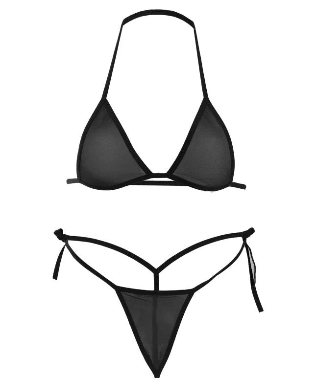 One Size (Fits:40-65 KGS) Bra set Lingerie Set Women Trendy Underwear Bikini Three-point Set (weight:40-65 KGS)