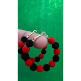 Hoop Classy Multi Balls Earring - Bubble Wrapped – View 8 – Accessories | Hanaya Pakistan