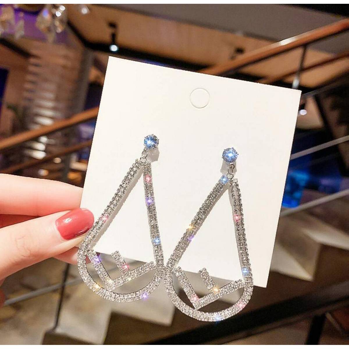 High Quality Letter F Exquisite Elegant Stylish Earring – Earrings Online in Pakistan | Hanaya