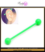 Modern Steel 38mm Ear Plug 14G Piercing Industrial Cartilage Ear Jewelry Collection – Earrings Online in Pakistan | Hanaya