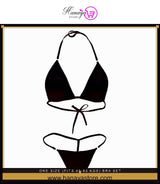 One Size (Fits:40-65 KGS) Bra set Lingerie Set Women Trendy Underwear Bikini Three-point Set (weight:40-65 KGS)