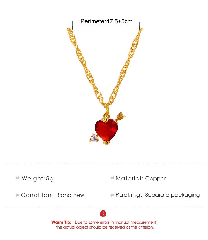 Trendy Classy Fully Crystal Love Heart Necklace For Girls – Lifestyle – Buy Accessories Pakistan | Hanaya
