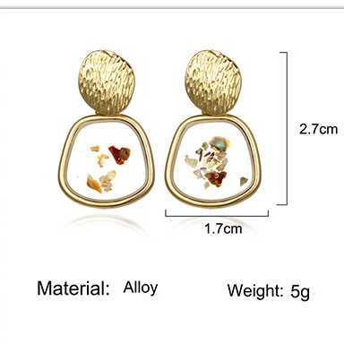 Classy Elegant Unique Fashionable Small Irregular Drop Earring – Accessories Online in Pakistan | Hanaya