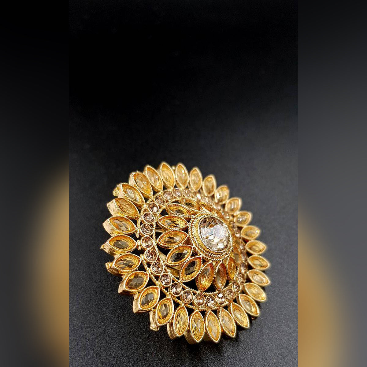 Trendy Designer Jewelry Fashion Adjustable Ring – Close Up – Accessories | Hanaya Pakistan