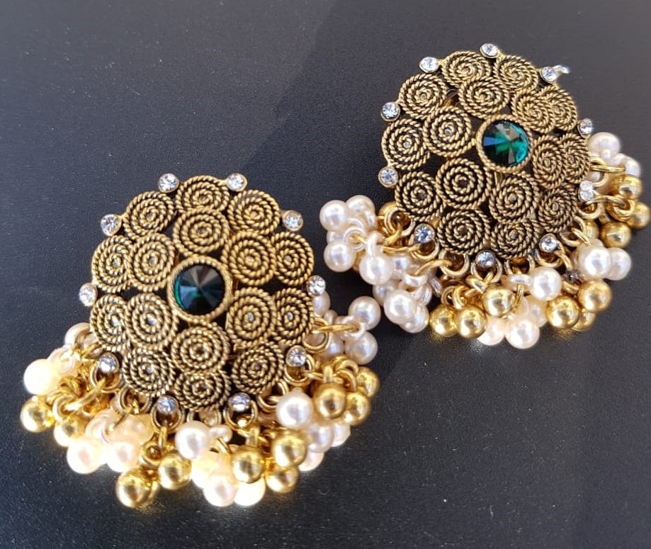 Trendy Flower Unique Shape Fashionable Classy Earring – Earrings Online in Pakistan | Hanaya