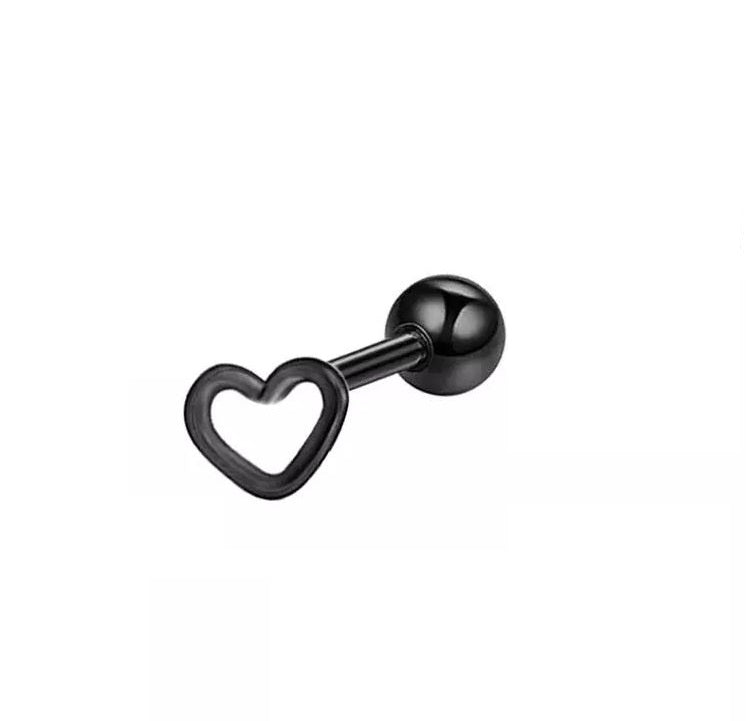 Piercing 1 PIECE Heart Helix Nose Ring Body Jewelry – Image 4 of 4