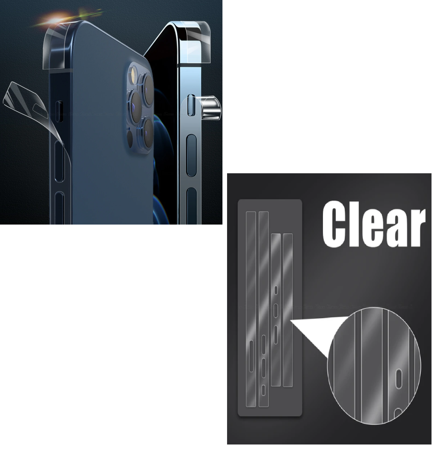 Hydrogel Film Sticker Clear Phone Side Film For iPhone 15 Pro Max Frame Protective Border Hydrogel Film – Accessories Onli...