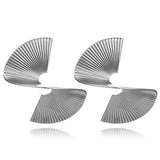 Trendy 2 cm Irregular Geometric Spiral Earring for Girls – Accessories Online in Pakistan | Hanaya