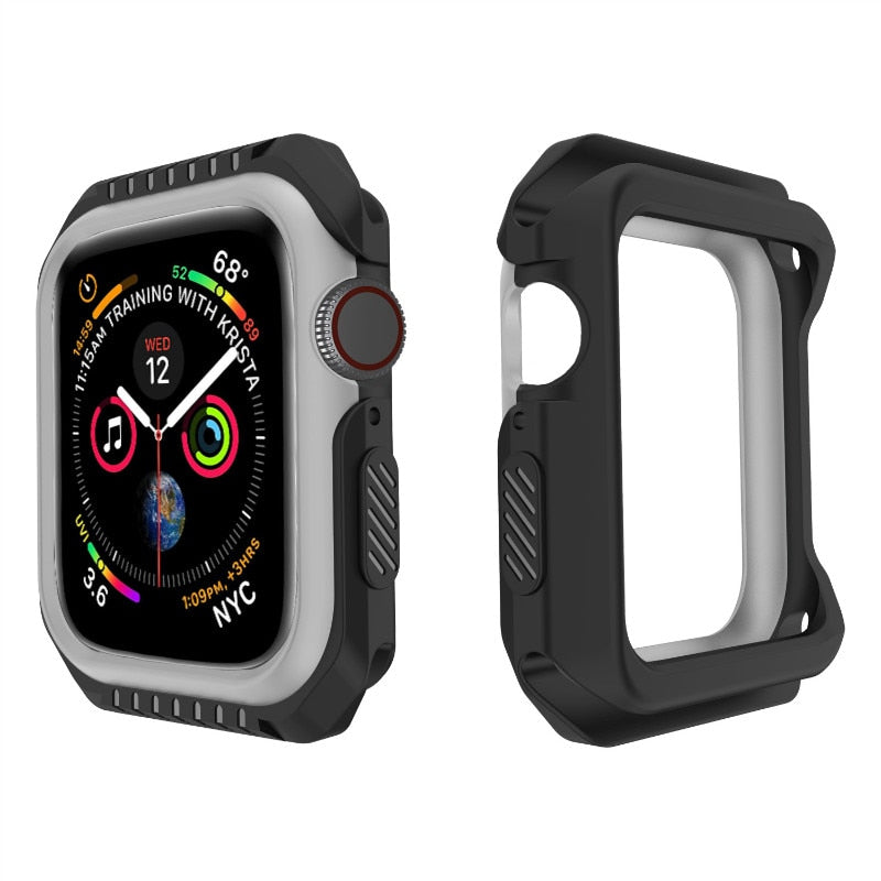 Silicone Hard Armor Case Compatible for APPLE iWatch 44mm Series 4 5 – Accessories Online in Pakistan | Hanaya