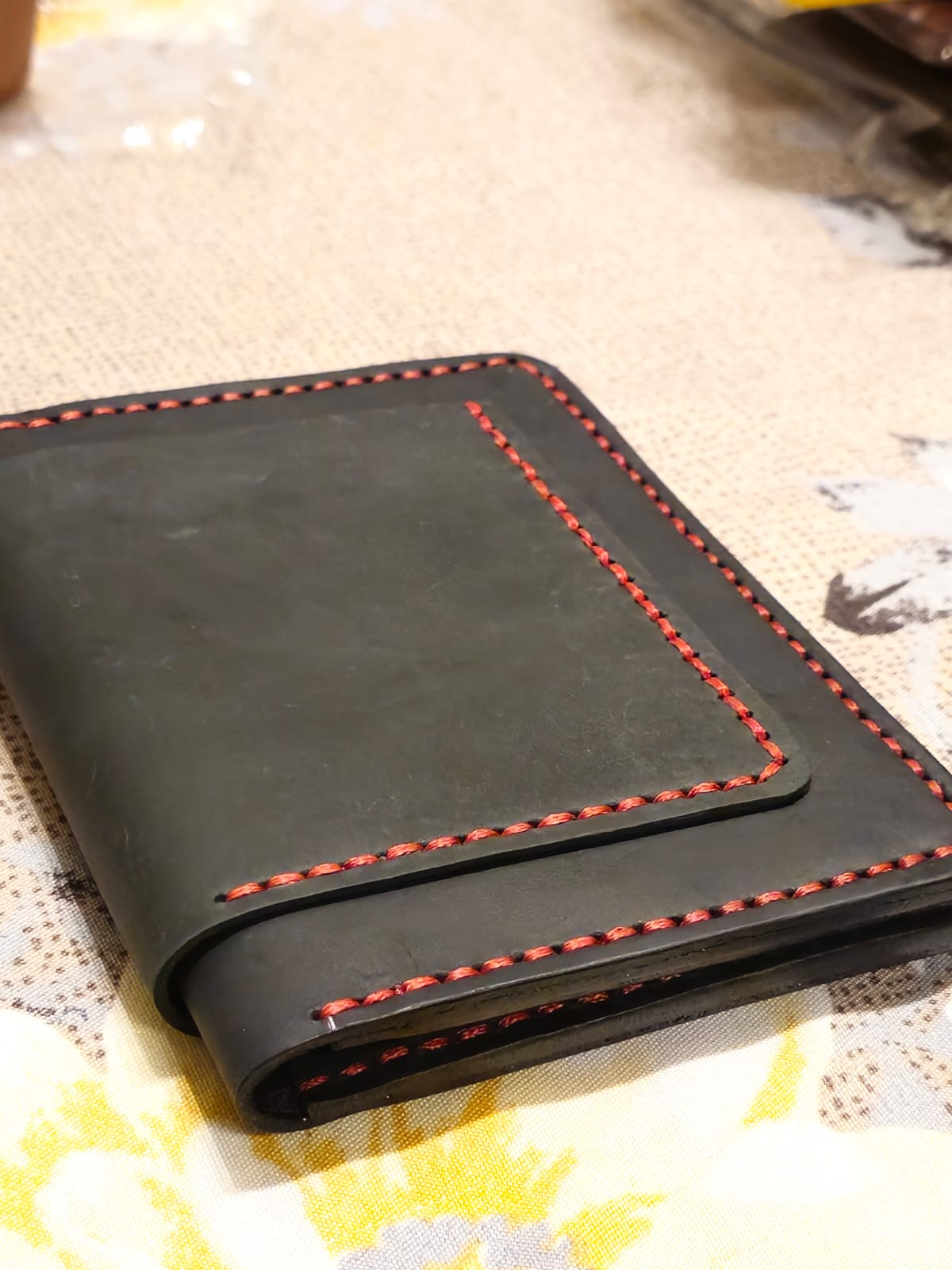 Genuine Leather Wallet for Men | Crazy Horse Pull-Up Cowhide Bifold Wallet with Card Slots & Cash Compartment