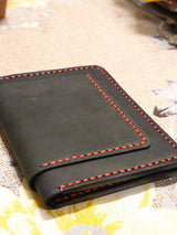 Genuine Leather Wallet for Men | Crazy Horse Pull-Up Cowhide Bifold Wallet with Card Slots & Cash Compartment