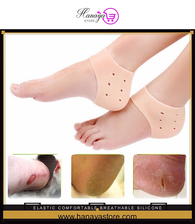 Elastic Comfortable Breathable Silicone Cracked Foot Heel Skin Care – Accessories Online in Pakistan | Hanaya
