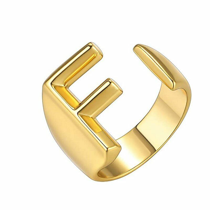 Trendy Letter Name Ring For Women Ring Jewelry Jewellery Girls Fashion – View 6 – Accessories | Hanaya Pakistan