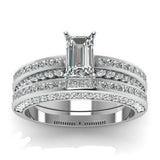 Trendy High Class 2 Pieces Gem CZ Ring For Women
