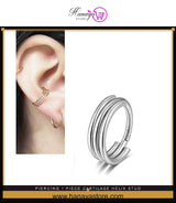 Piercing 1 Piece Cartilage Helix Stud Ear Piercing Plug Steel Earring