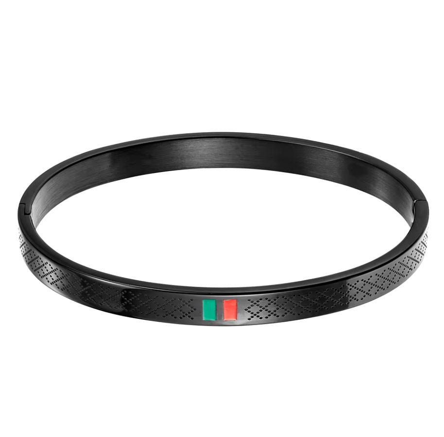 Premium 8mm stainless steel unisex bracelet – men women daily wear cuff Pakistan – Hanaya Store