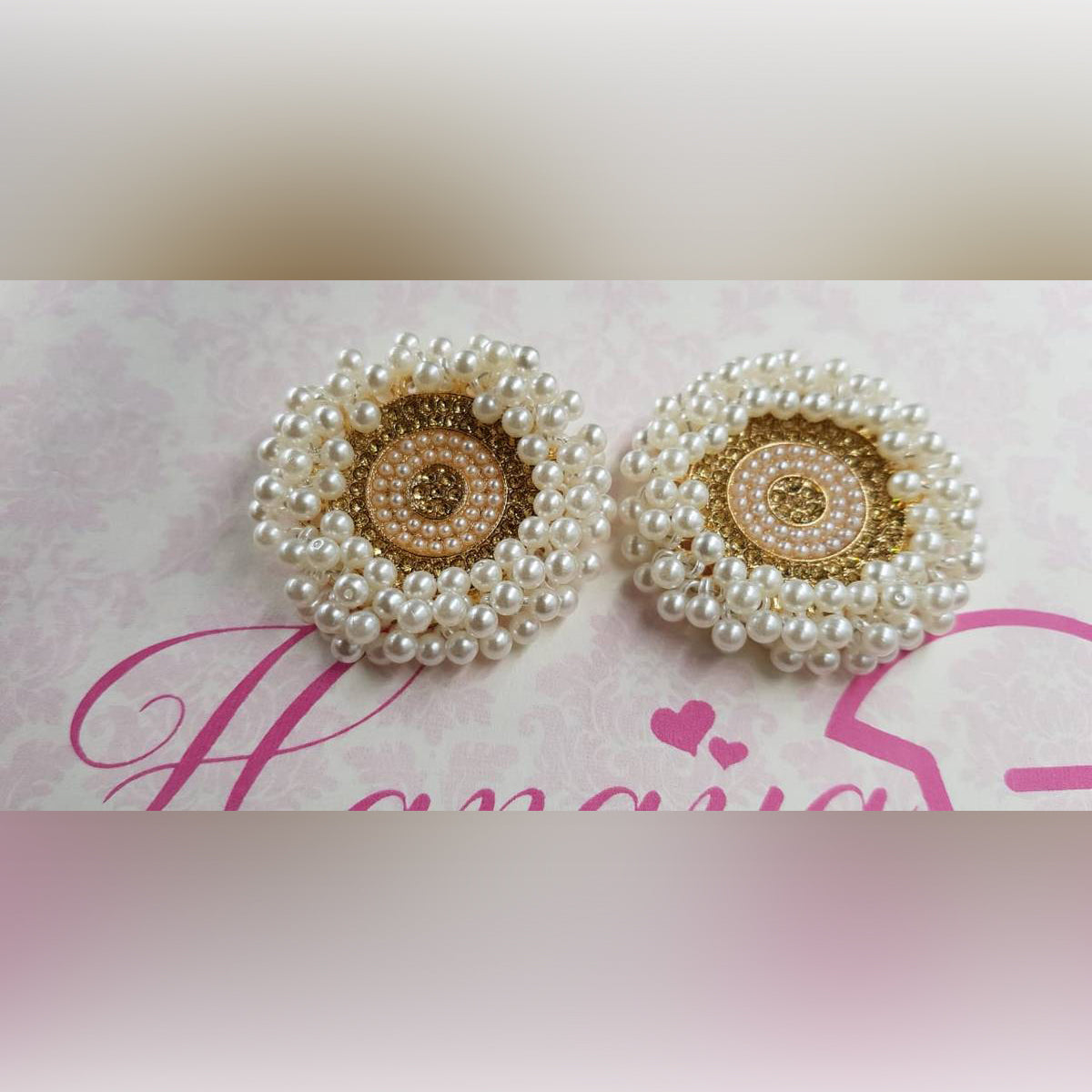 Trendy Geometric Traditional Classy Circle Elegant Royal Earring – Earrings Online in Pakistan | Hanaya