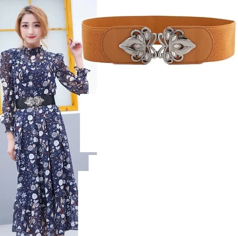 Stretchable Waist Chain for Women Belt for Girls Kamar Band Belt for Girls Slim Stylish Waist Belt for Women Fashion Accessories – Image 2 of 2
