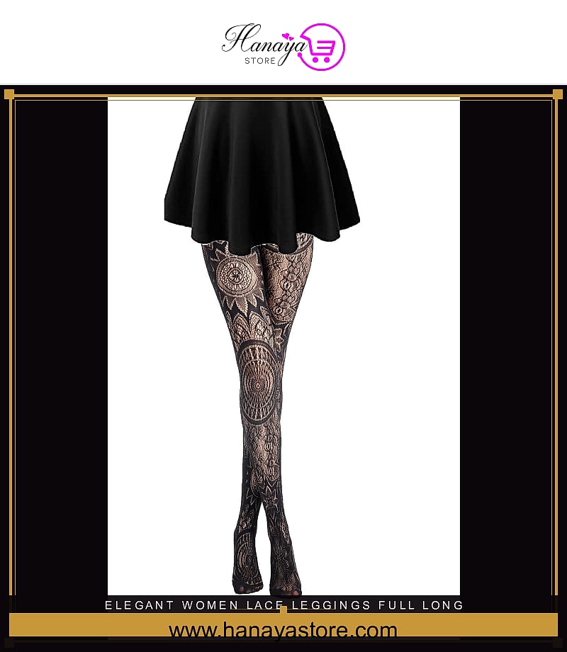 Elegant Women Lace Leggings Full Long Tights for Any Outfit – Buy stockings, tights & leggings online in Pakistan