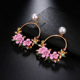 Trendy Classy Elegant Pearl Drop Stylish Earrings – Image 3 of 3