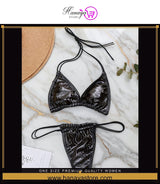 One Size Premium Quality Women Nightdress Bra Panty Lingerie Faux PU Sleepwear Babydoll Chemise Lace Bralette Comfortable ...