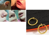 Pair of Fake 13mm Lip Nose Ear Stud Body Jewelry – Buy nose jewelry online in Pakistan