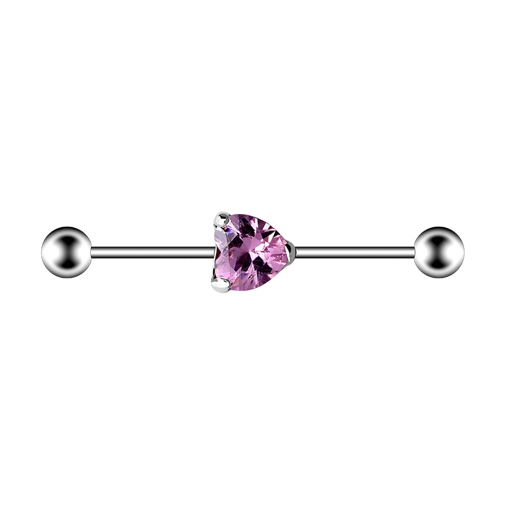 Get Steel 38mm Ear Plug 14G Piercing Industrial Cartilage Ear Jewelry Today – Earrings Online in Pakistan | Hanaya