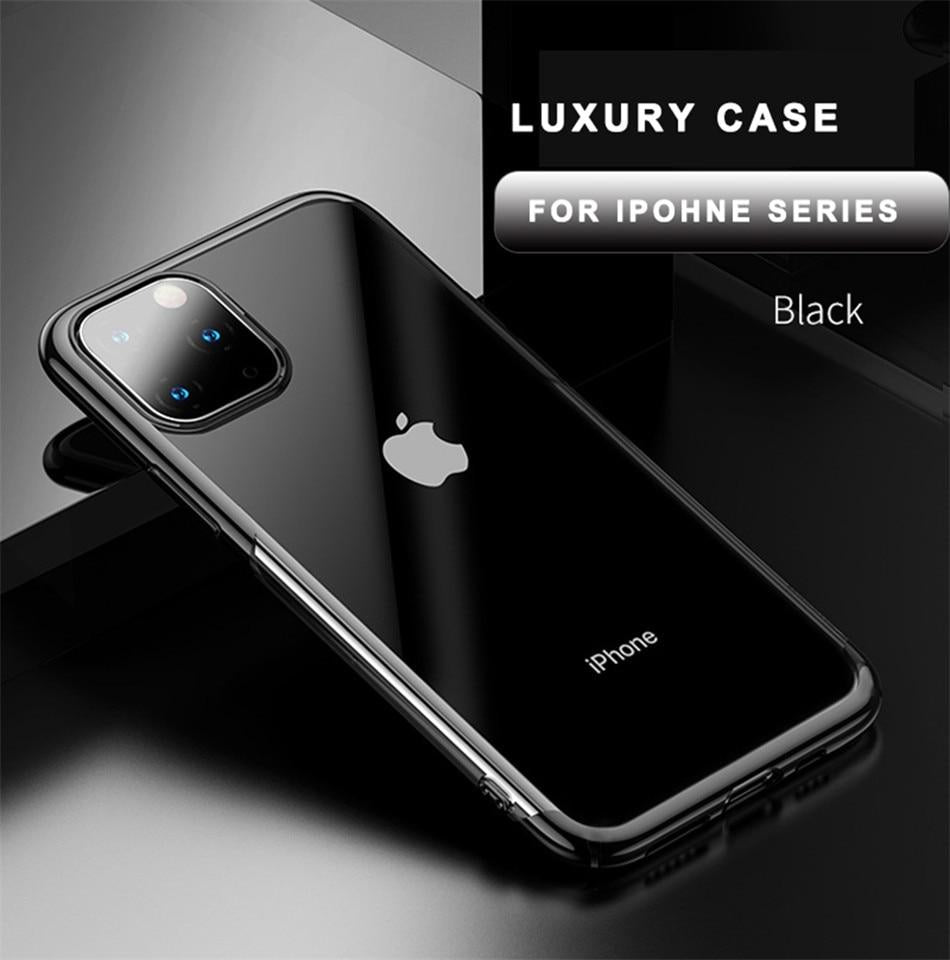 Classy Trendy Ultra Thing Transparent Border Colored Soft Case Compatible for APPLE IPHONE 11 – View 4 – Accessories | Han...