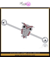 Stylish Body Jewelry Steel 38mm Ear Plug 14G Piercing Industrial Cartilage Ear Jewelry – Earrings Online in Pakistan | Hanaya