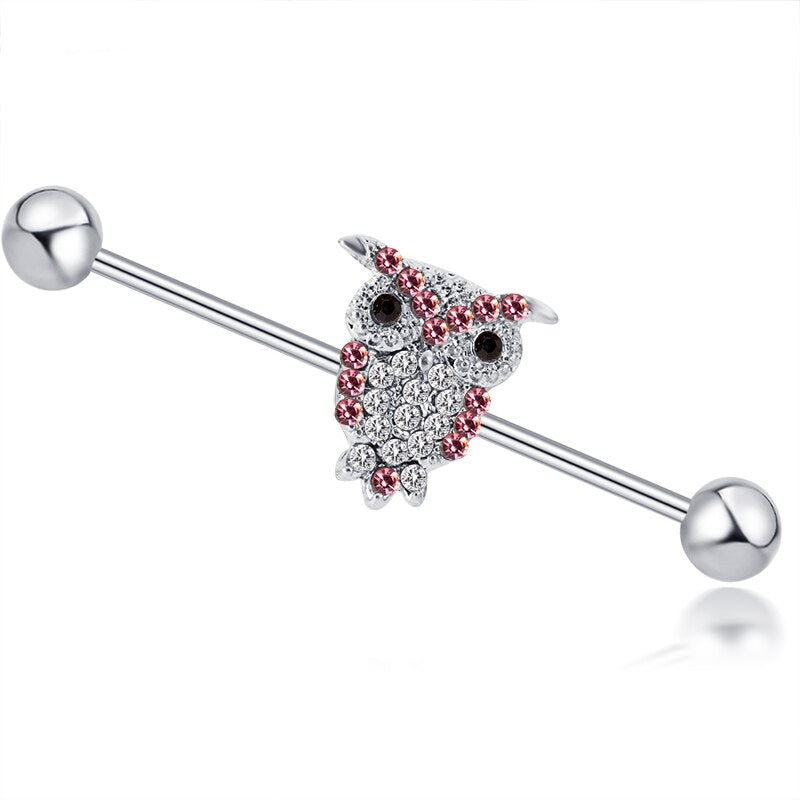 Stylish Body Jewelry Steel 38mm Ear Plug 14G Piercing Industrial Cartilage Ear Jewelry – Earrings Online in Pakistan | Hanaya