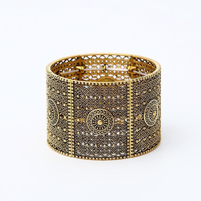 Trendy Classy Antique Vintage Adjustable Bracelet – Image 2 of 3