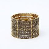 Trendy Classy Antique Vintage Adjustable Bracelet – Image 2 of 3