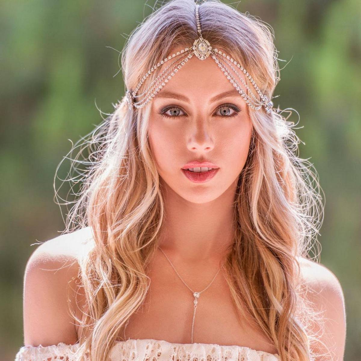 Multi layered Head Chain Classy Trendy Fashionable For Women – Accessories Online in Pakistan | Hanaya