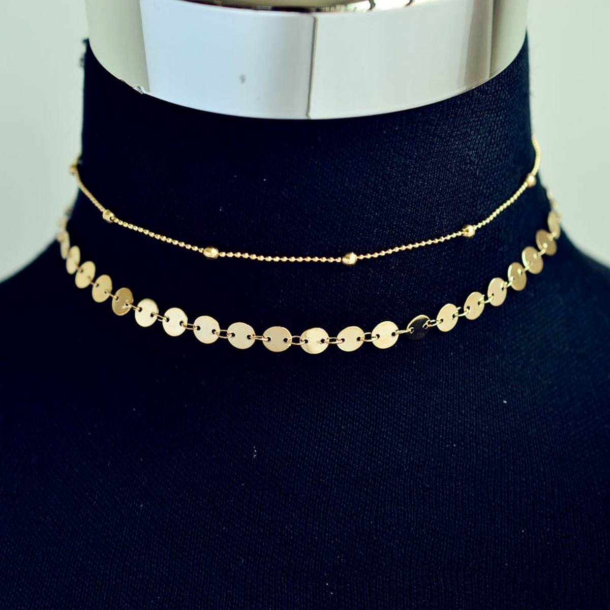 Trendy Classy Elegant Beads Multi Layered Necklace – Accessories Online in Pakistan | Hanaya