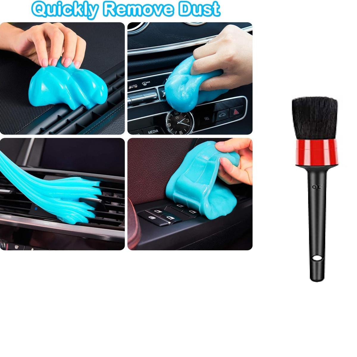 Car cleaning 160G gel & brush – Accessories Online in Pakistan | Hanaya
