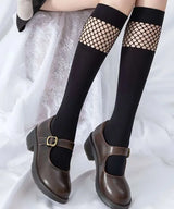 Trendy Women Breathable Fishnet Mid Sock Hollow Net women socks pair women socks fancy socks for women women socks cute