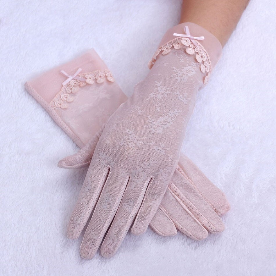 Premium Quality Fashionable Long Trendy Party Summer Sun Protection Breathable Driving GlovesFor Girls – Image 2 of 5