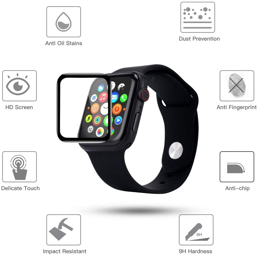 3D Soft Full Covered Transparent Screen Protector Compatible for APPLE iWatch 44mm Series 4/5/6 – Lifestyle – Buy Accessor...